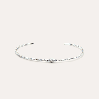 Pulsera de plata con circonia cubica