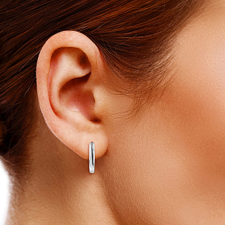 Silver earrings